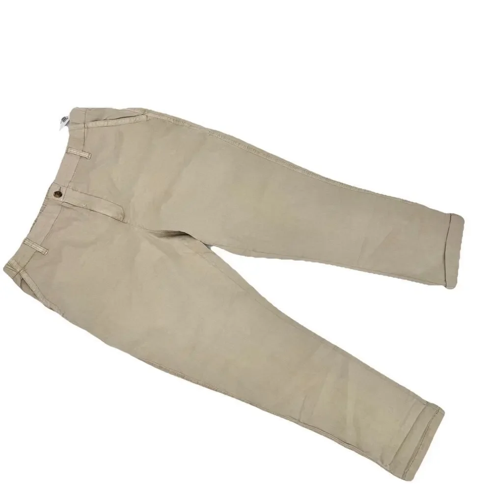 Old Navy High-Waisted OGC Chino Tapered Straight Pants A Stones Throw XL Tall